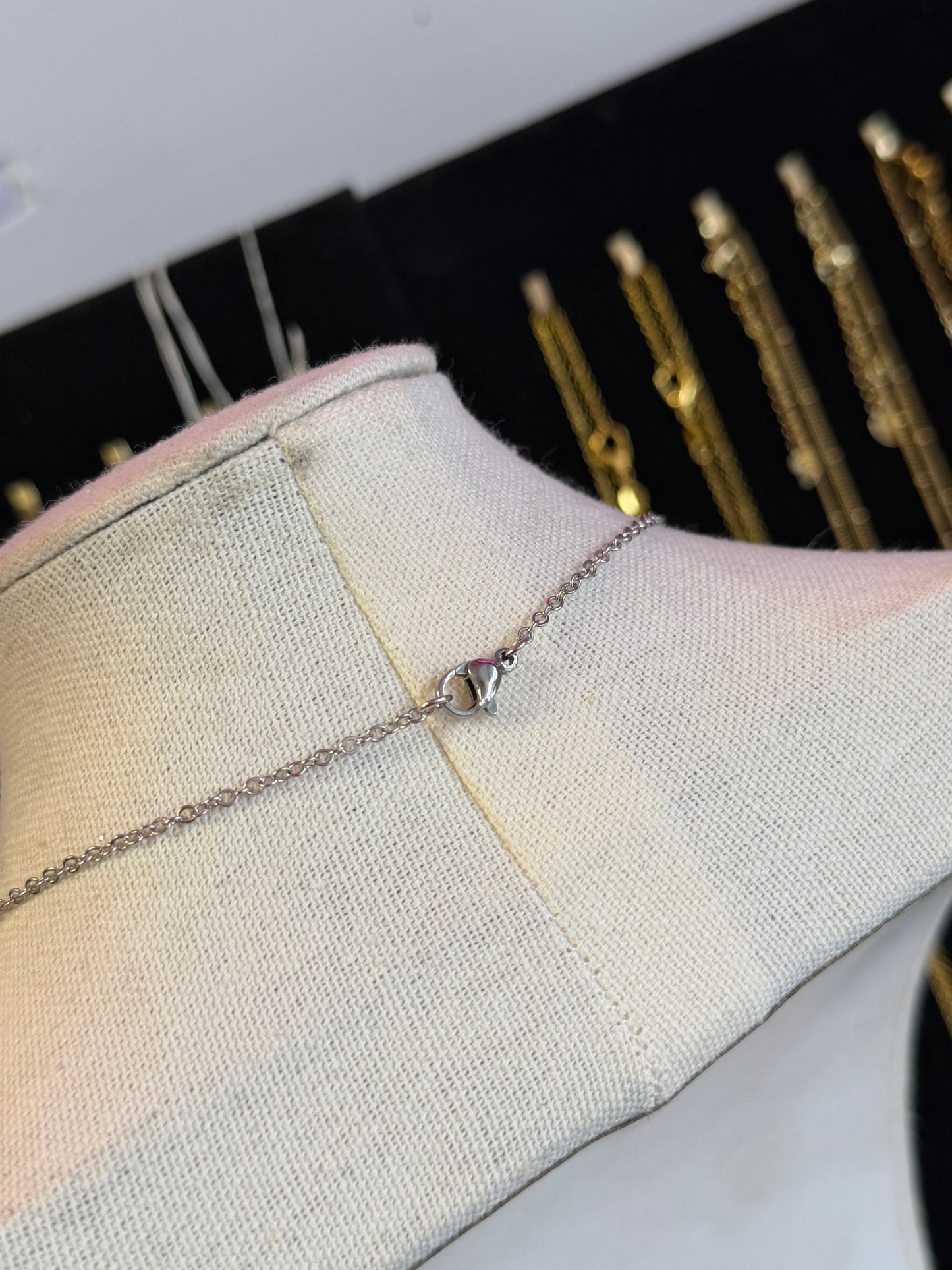 Stainless Mini Cross Dainty Necklace