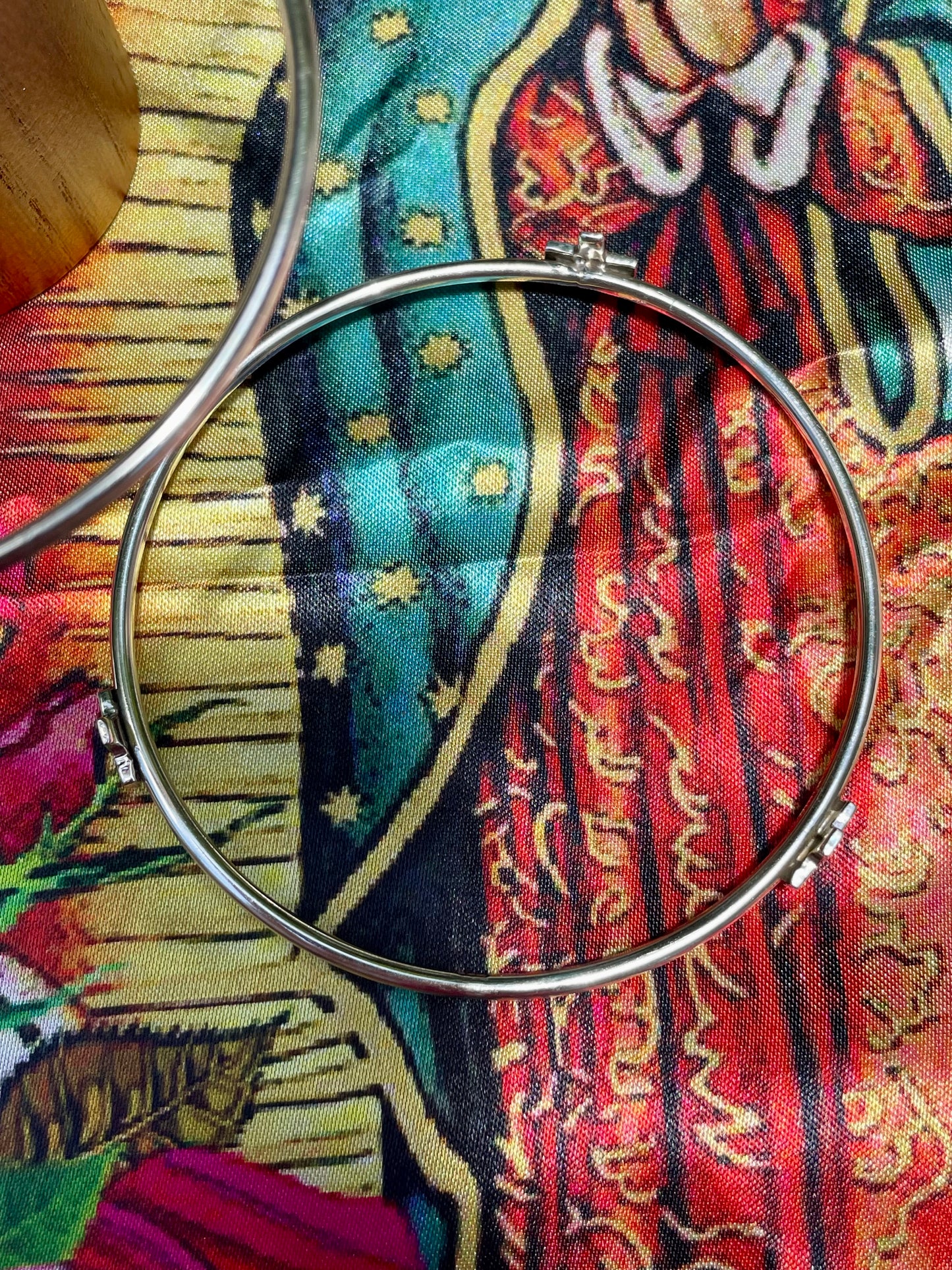 Sterling Silver Muti Cross Bangle