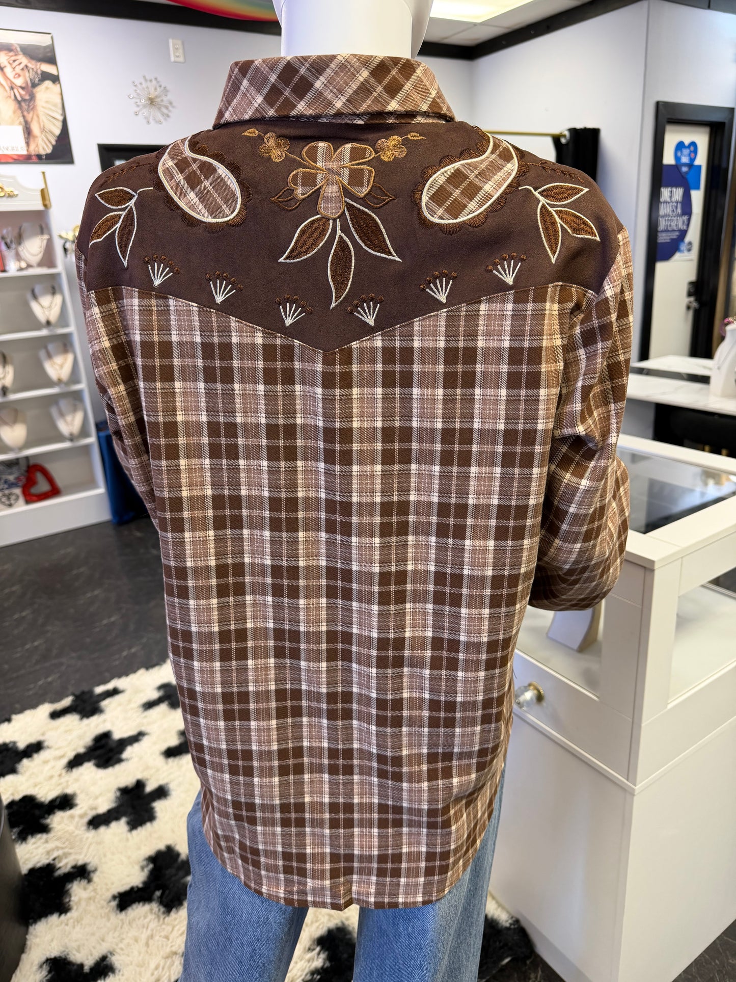 Texas Dirt Premium Embroidered Rodeo Top