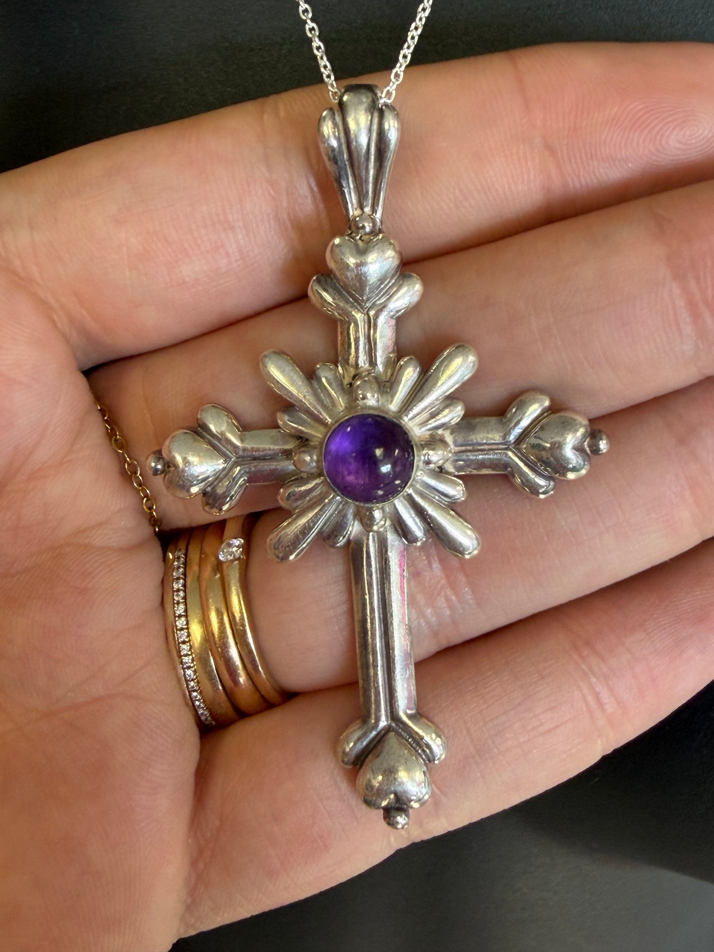 Sterling Silver Large Cross