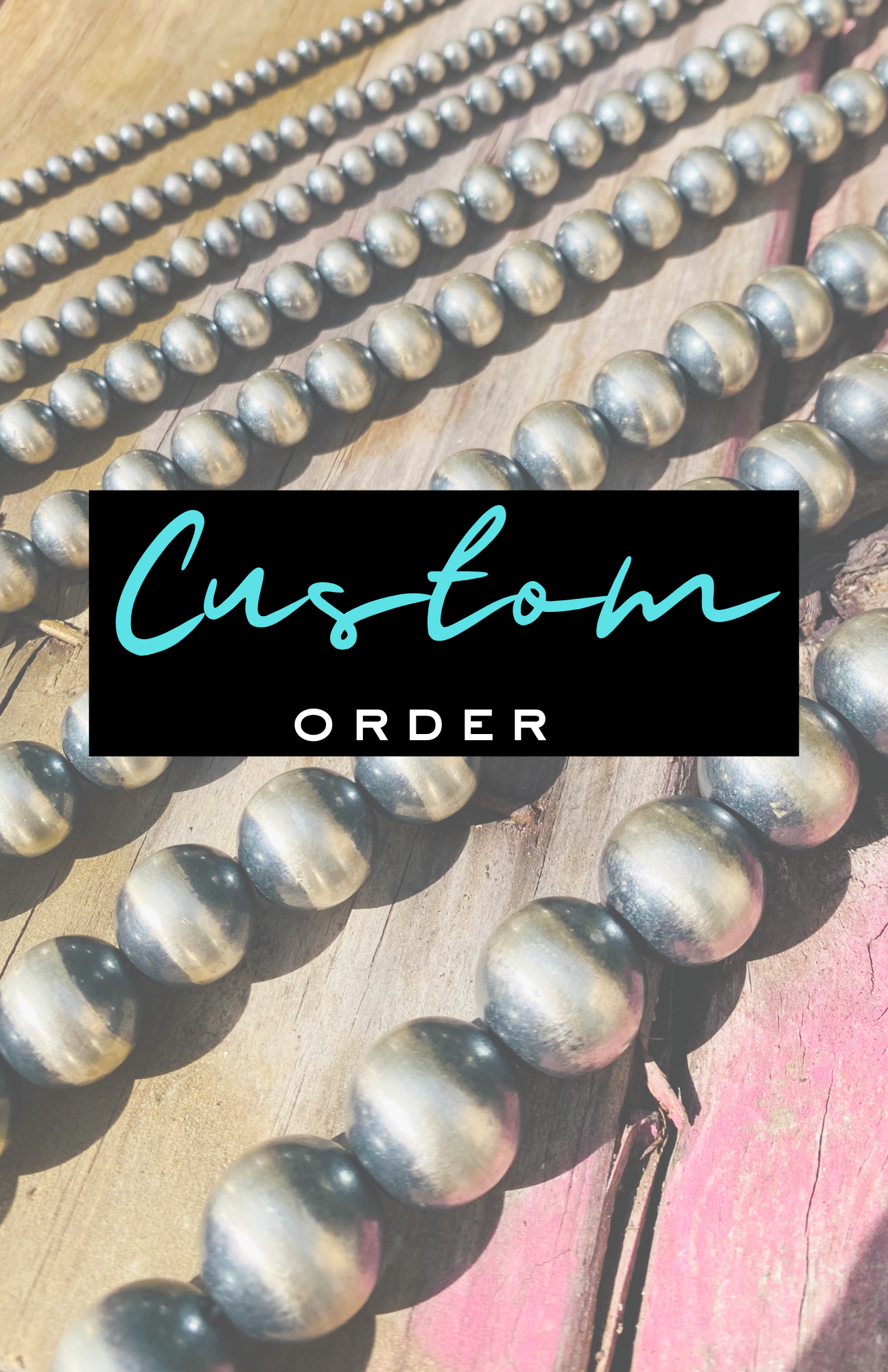 5mm Navajo | Navajo Style Handmade Navajo Style Pearls Necklace | Varying Lengths