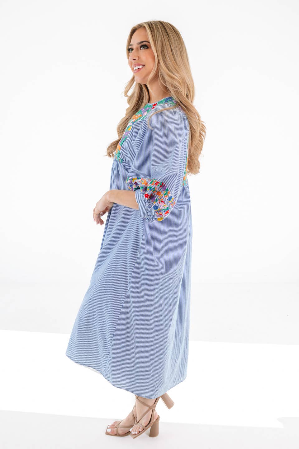 The Tristen Midi Dress: L