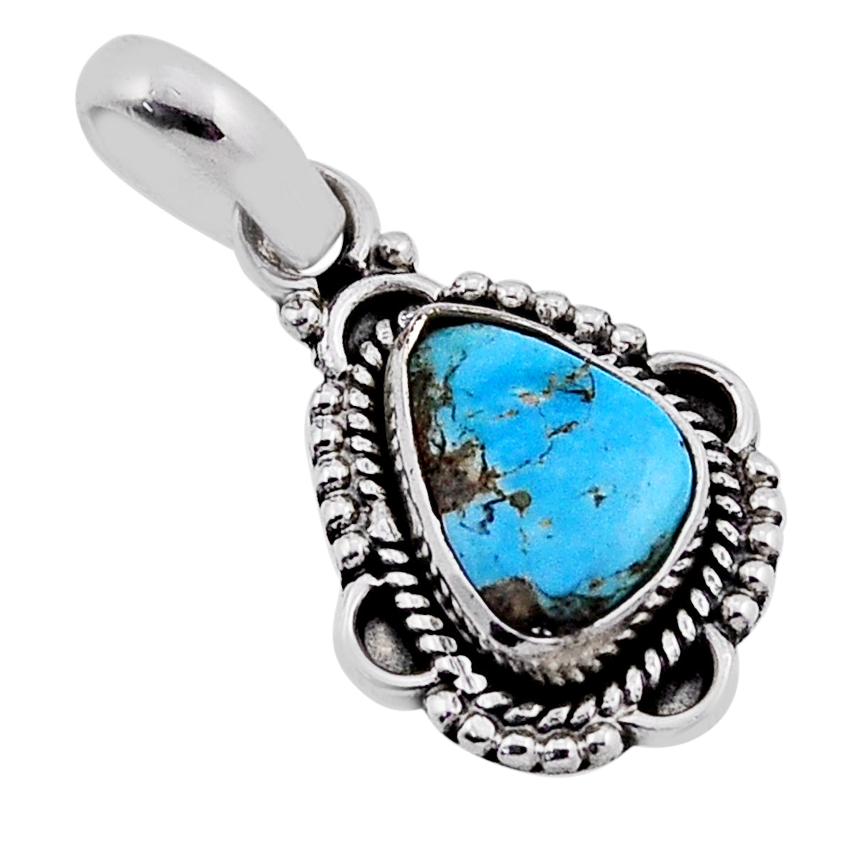 south hills turquoise fancy 925 sterling silver pendant jewelr