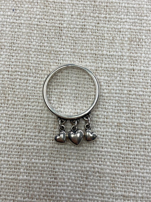 James Avery Heart Drop Ring Size 8