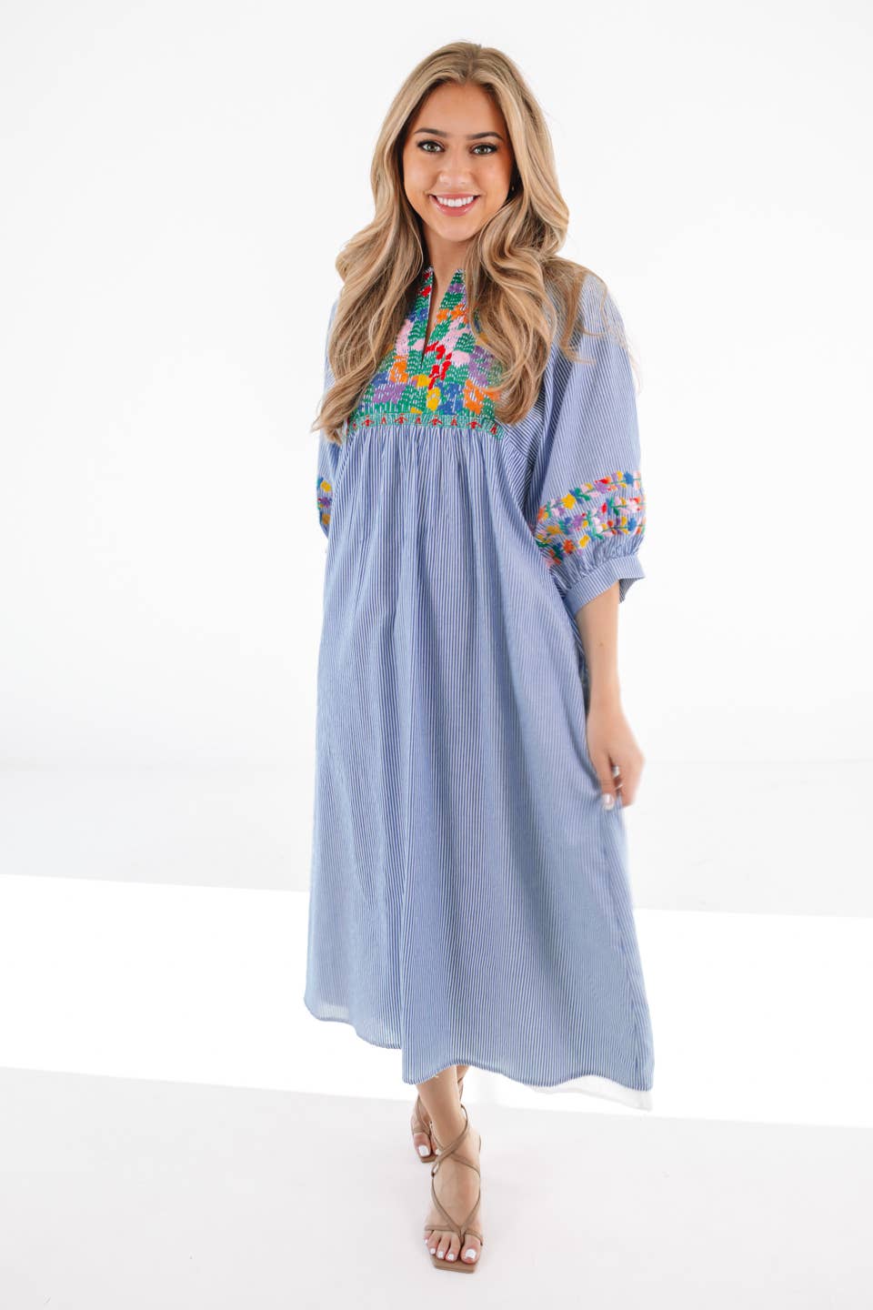 The Tristen Midi Dress: L