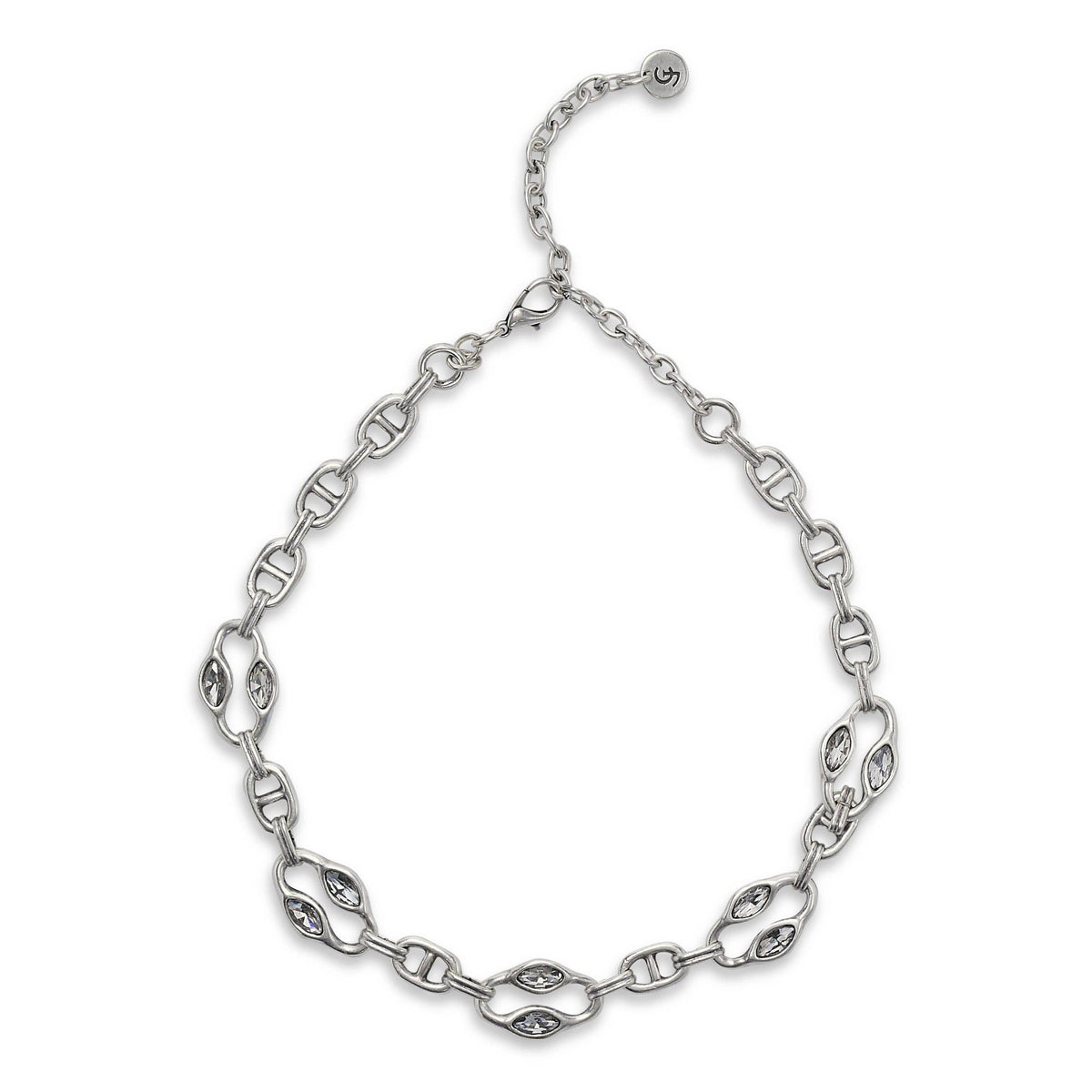 Handmade Pewter Necklace - 3829