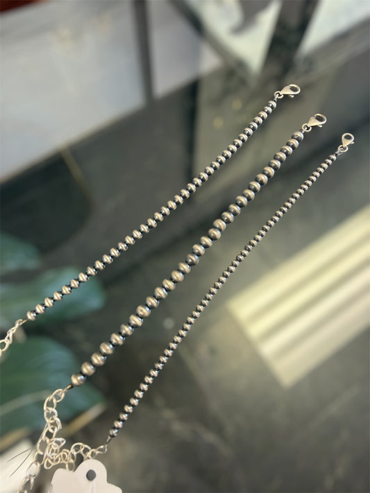 Sterling Pearl Bracelet Multi Sizes