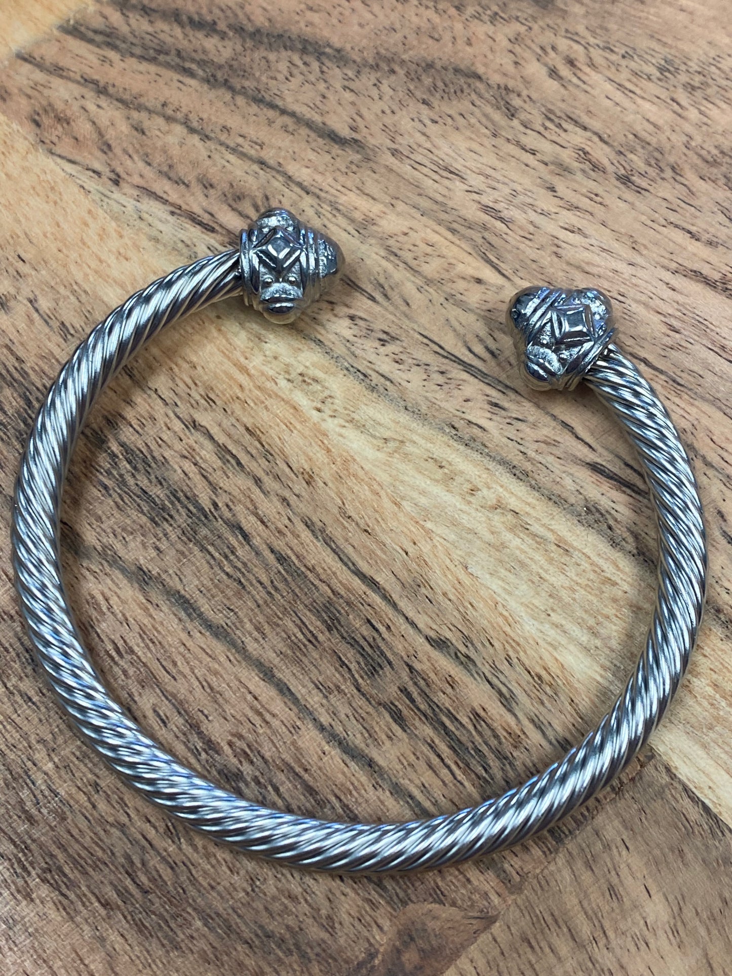 Silver Cable Cuff