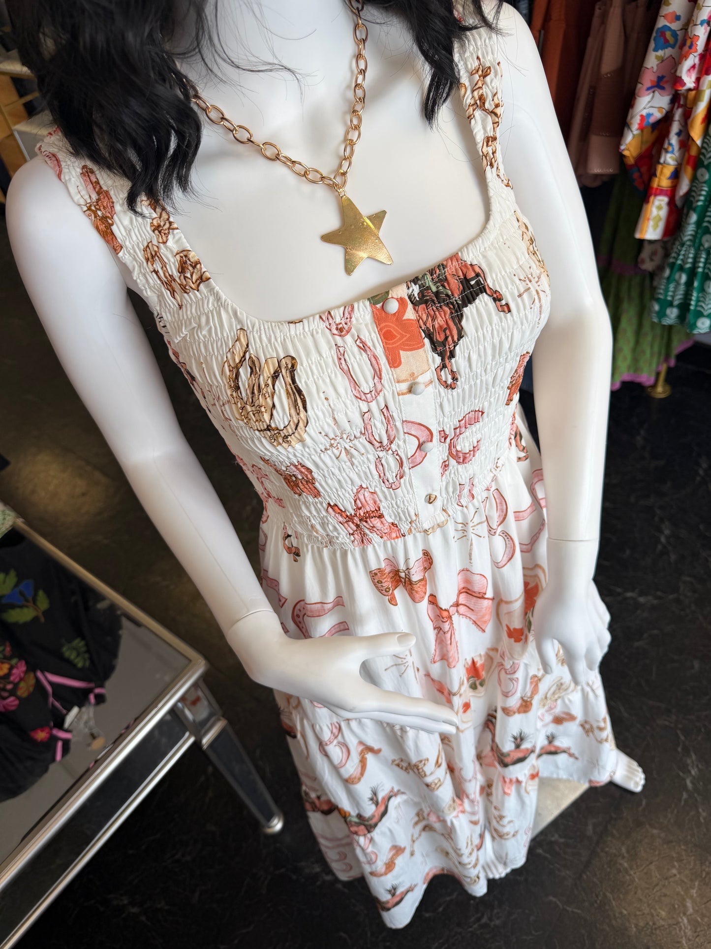 White Strap Westa Maxi Dress