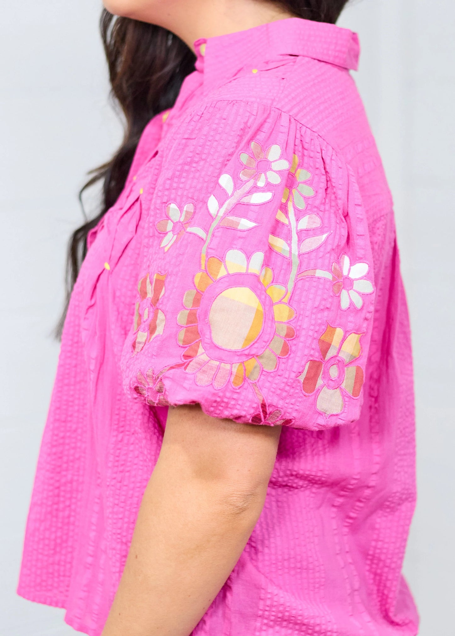 Brinley Top - Fushia