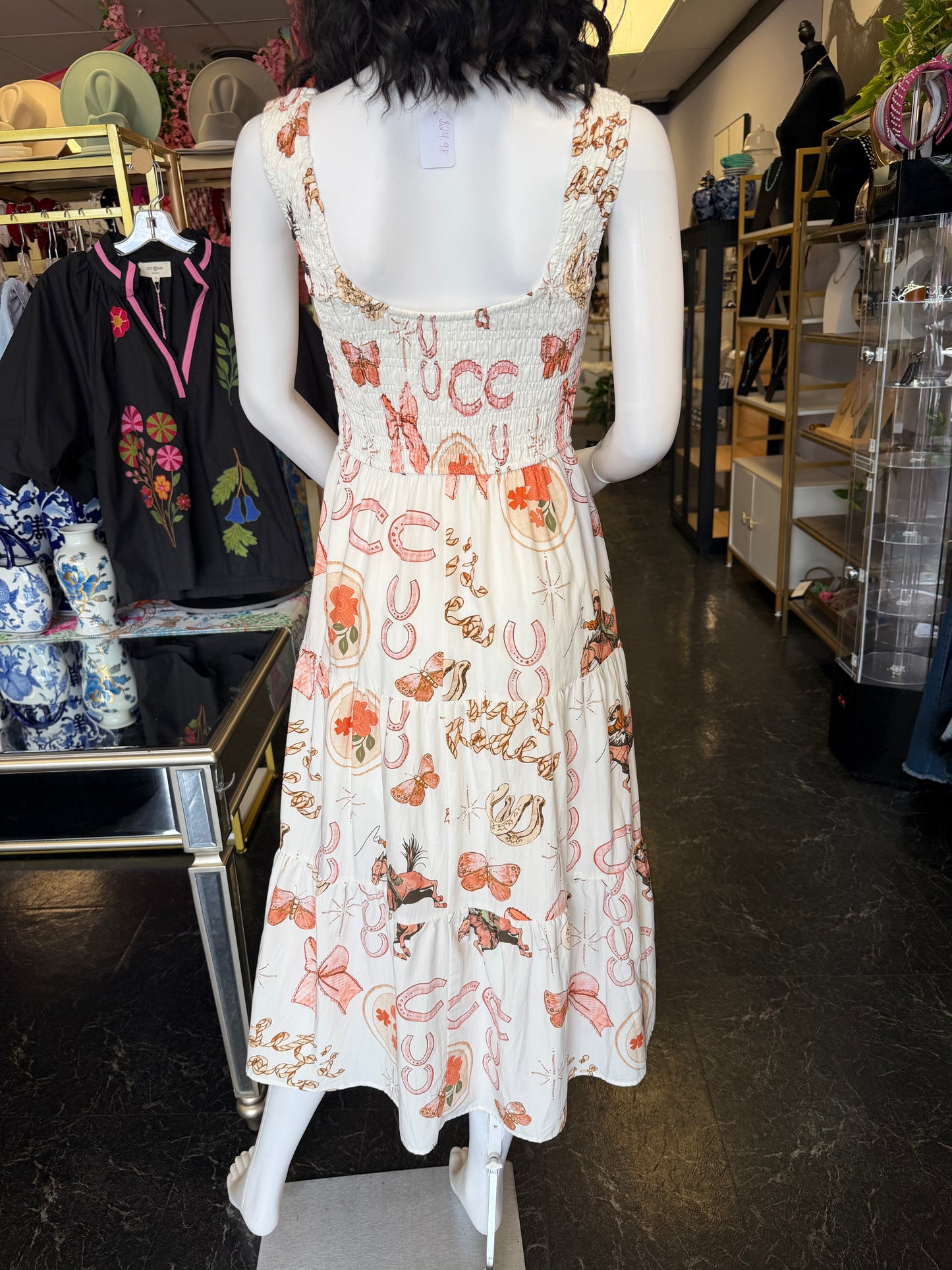 White Strap Westa Maxi Dress