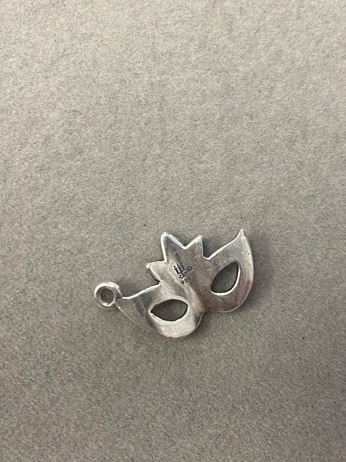 Mardi Gras mask charm