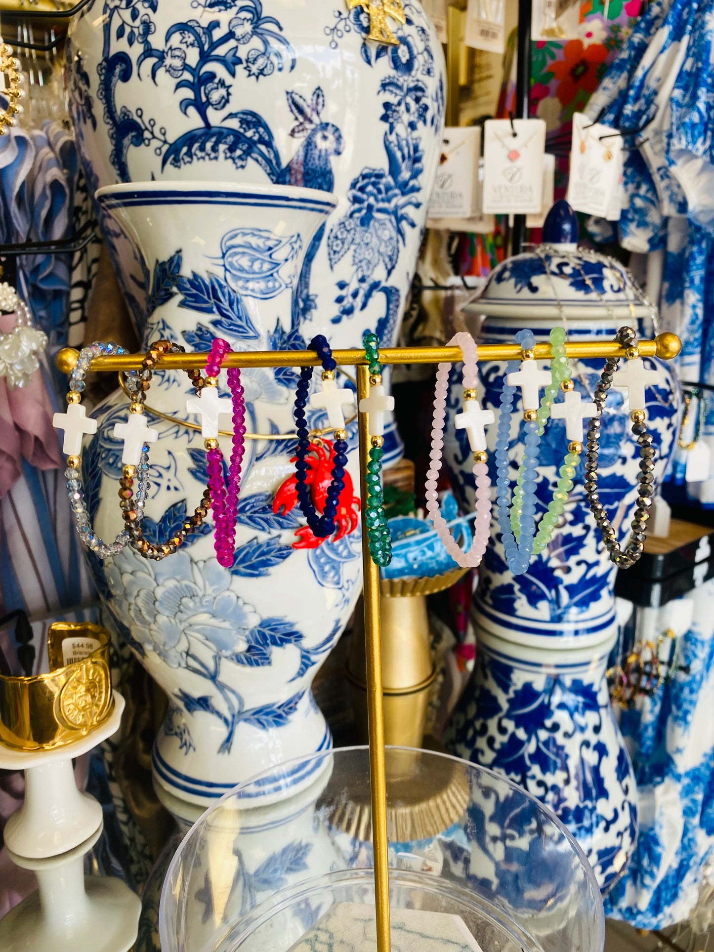 Beaded Cross Bracelets