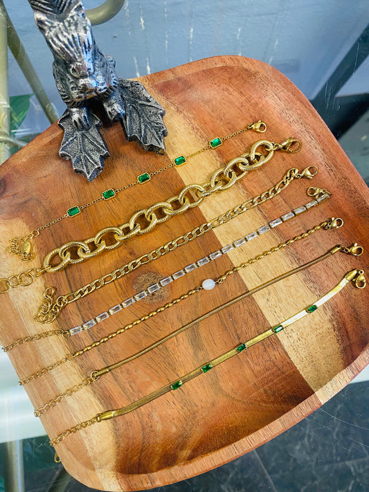 Gold Plated Stainless Steel Misc Bracelets