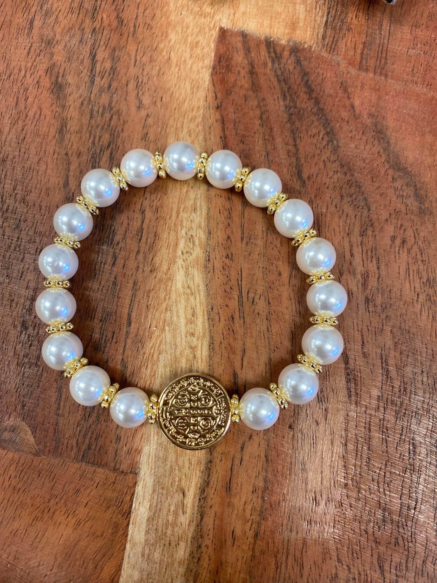 Beaded Saint Benedict Bracelet