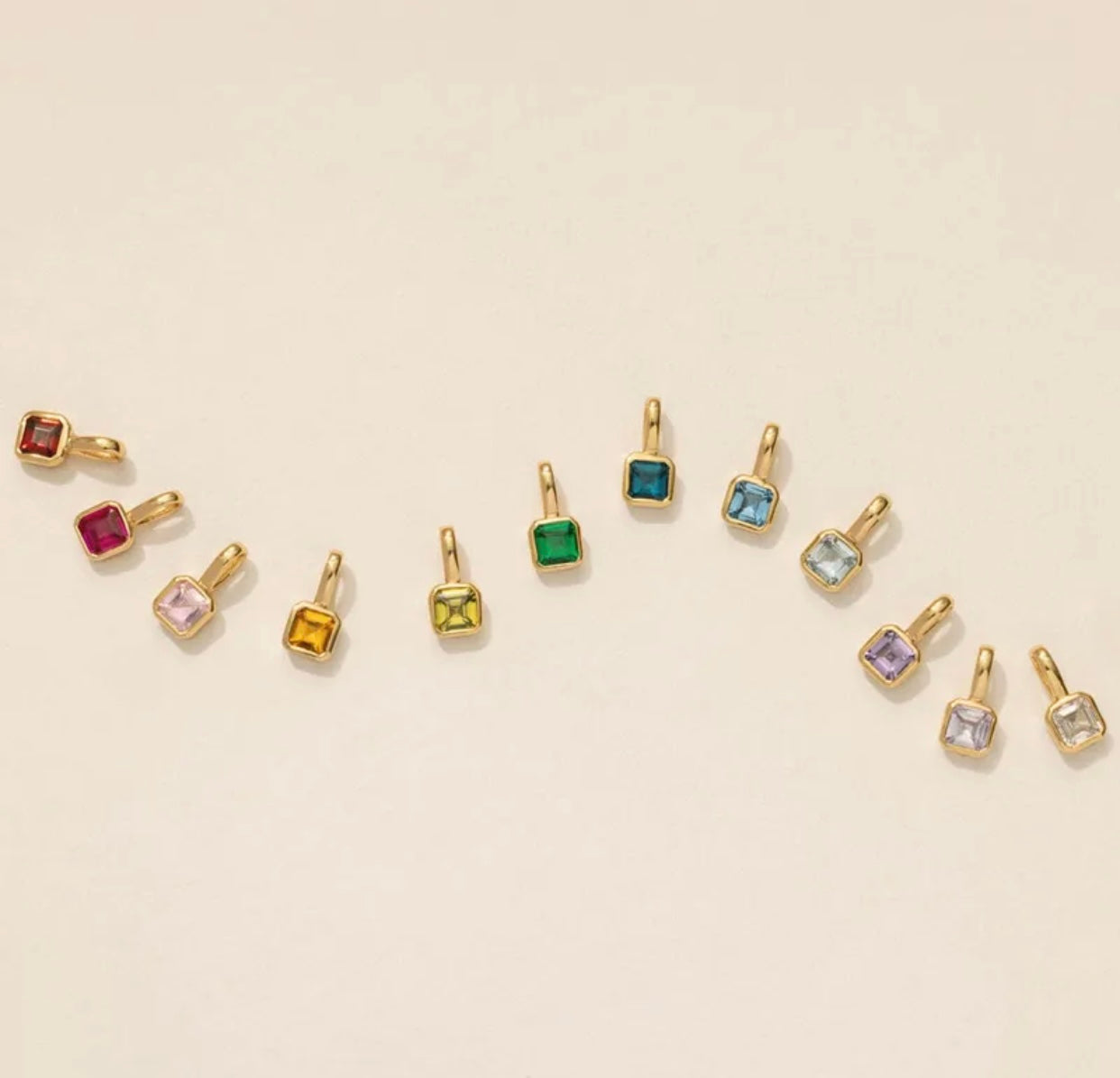 Birthstone Pendants (Stainless)