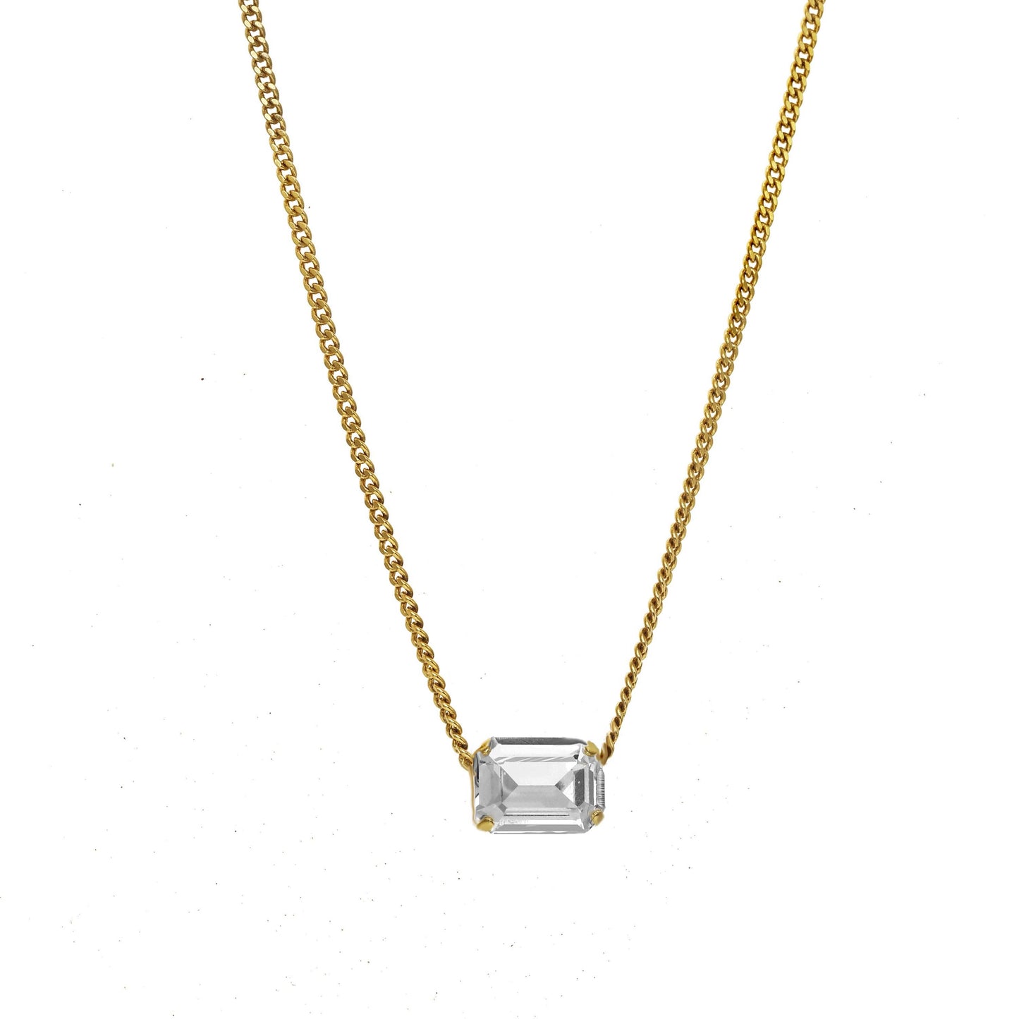Rubin Necklace in Clear