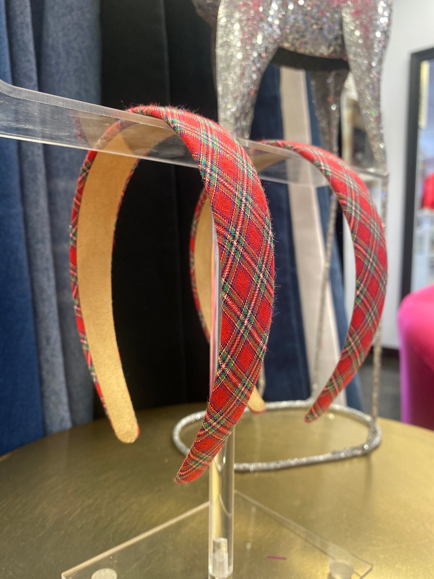 Plaid Thin Headband