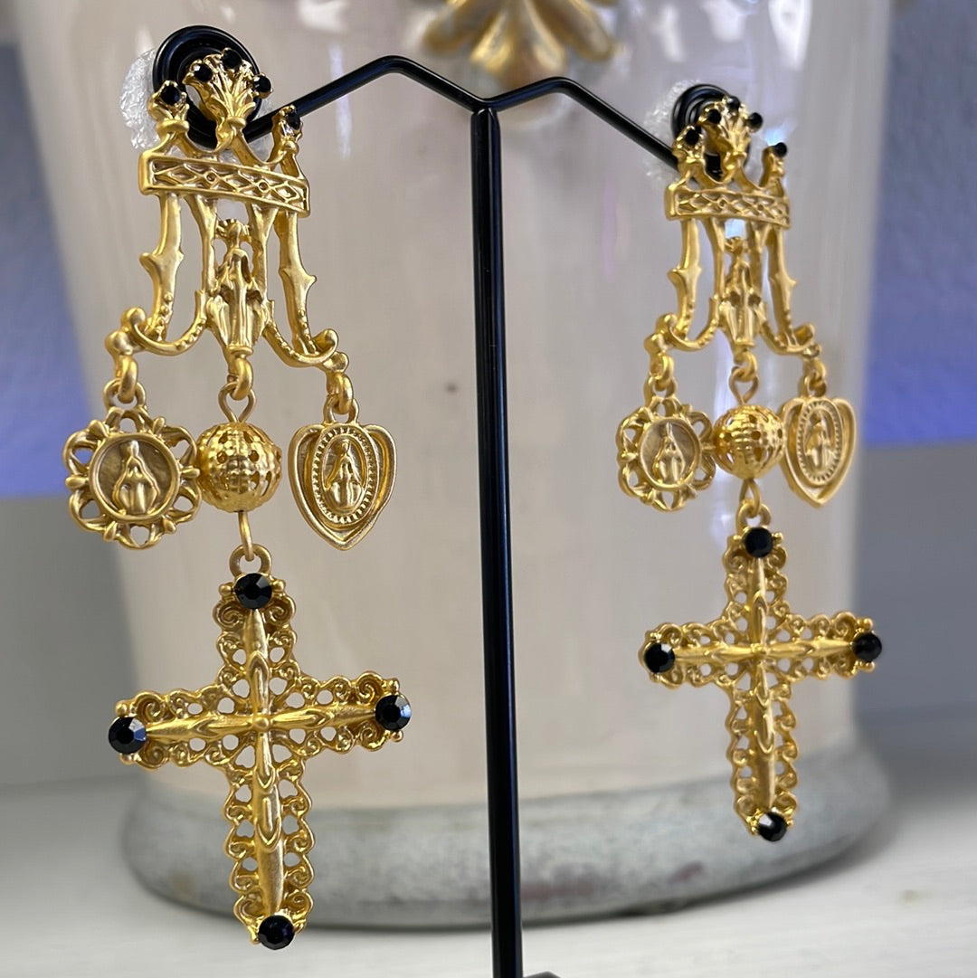 Milagro Cross Earrings