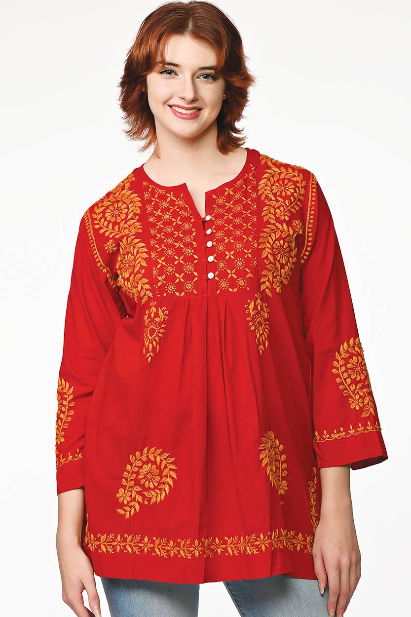 Vidya Embroidered Tunic