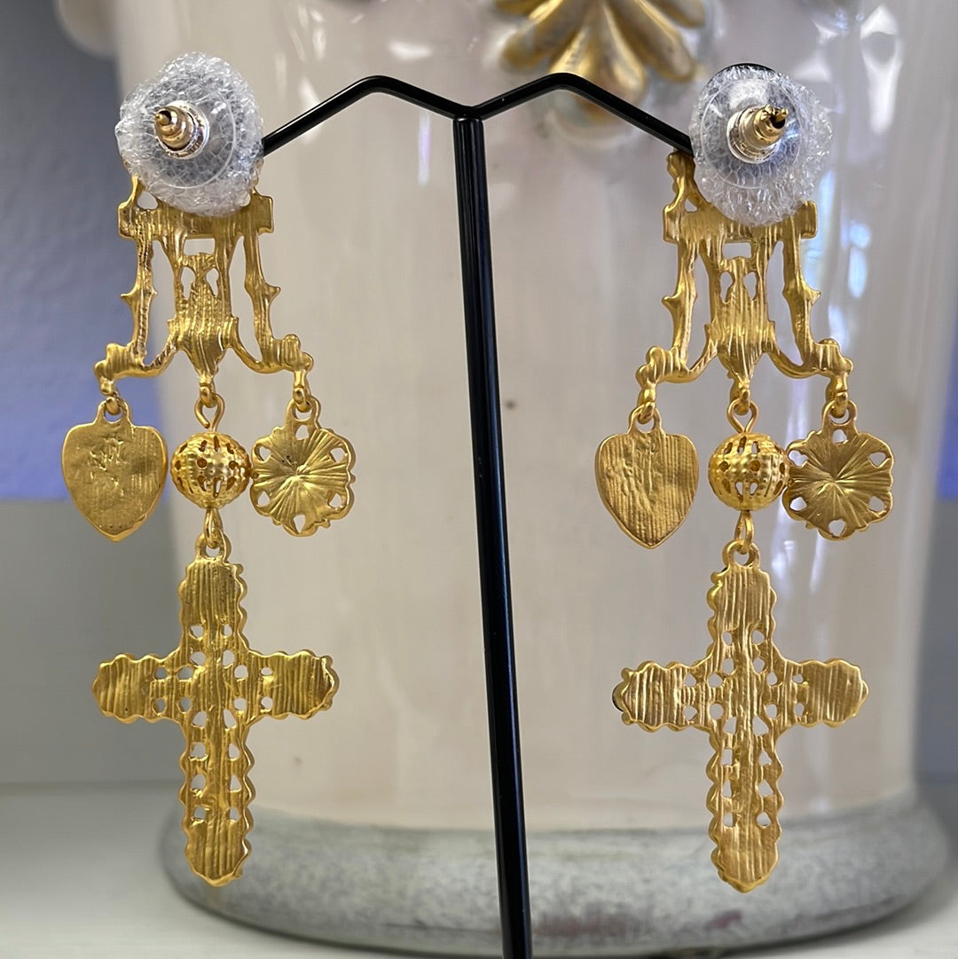 Milagro Cross Earrings