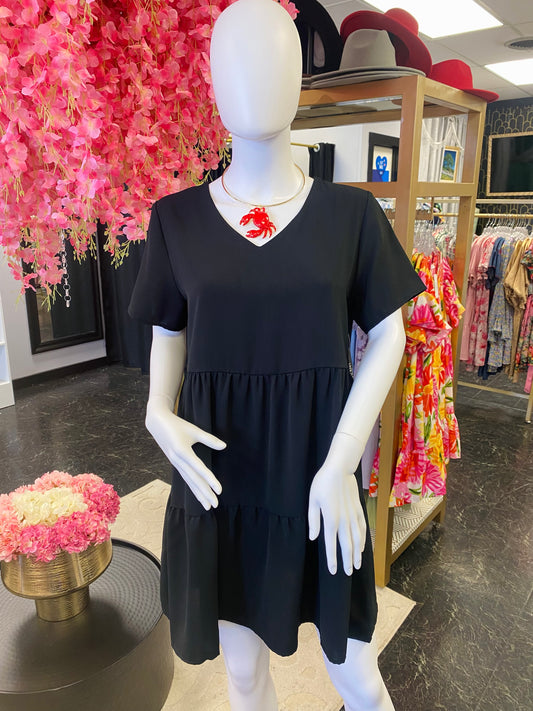 Black Dress Layered Dress