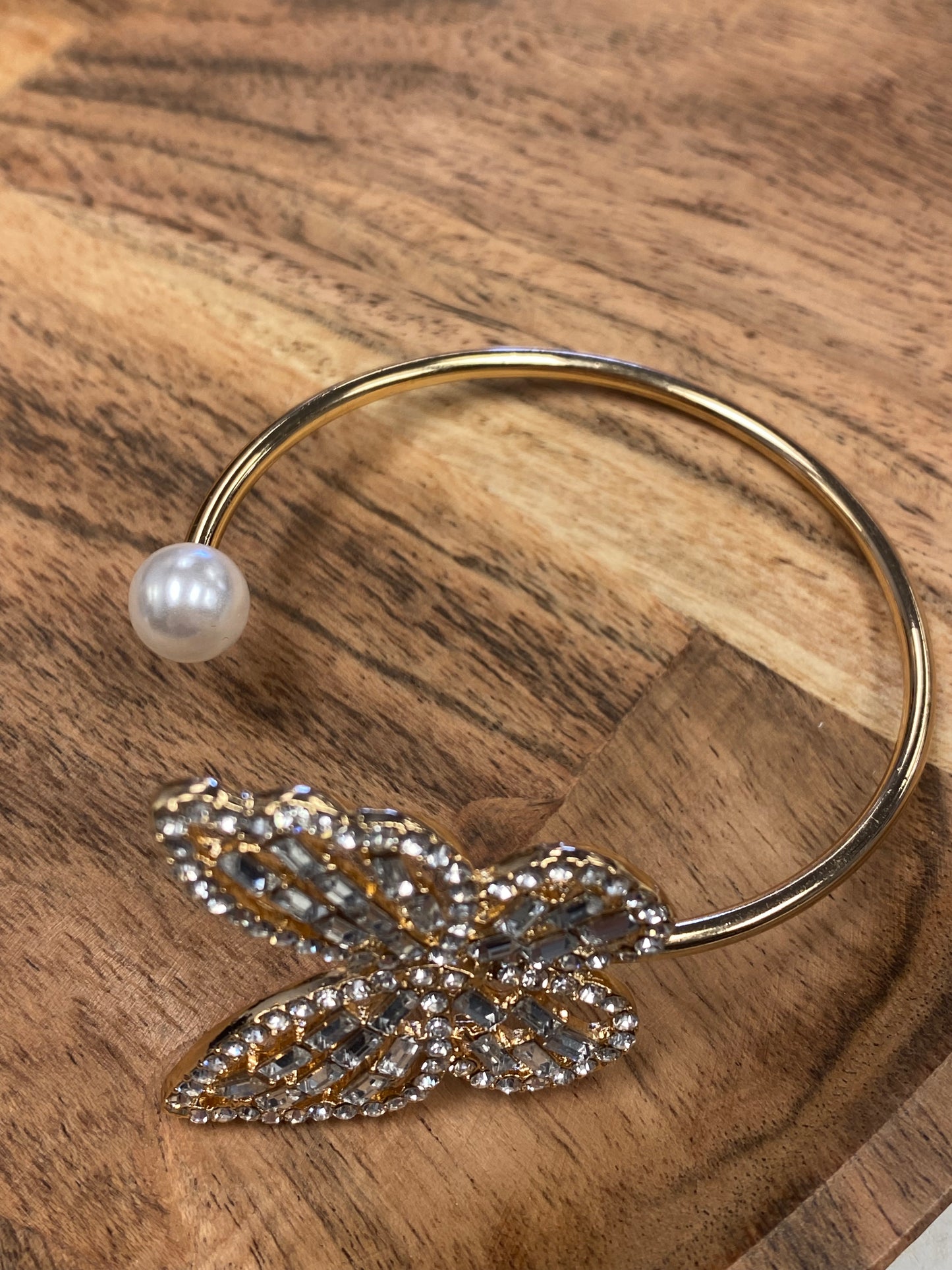 Gold Butterfly Cuff