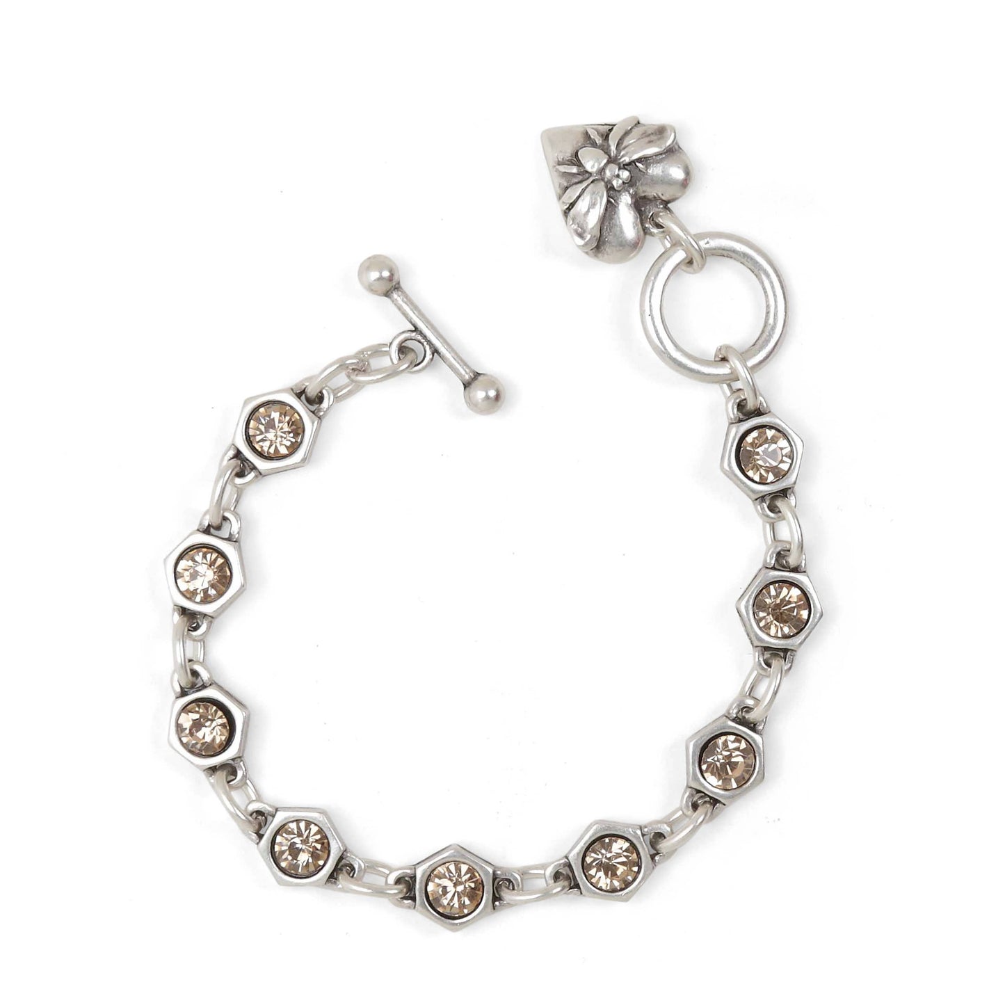 Handmade Pewter Bracelet - 2809