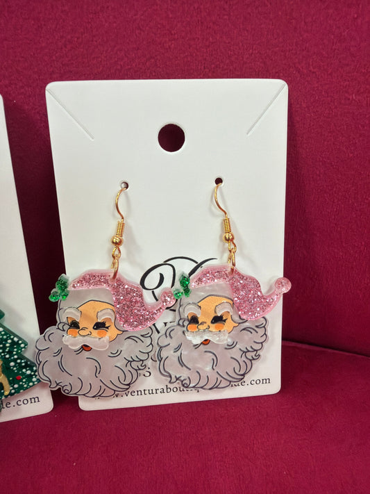 Glitter Sparkle Christmas Earrings