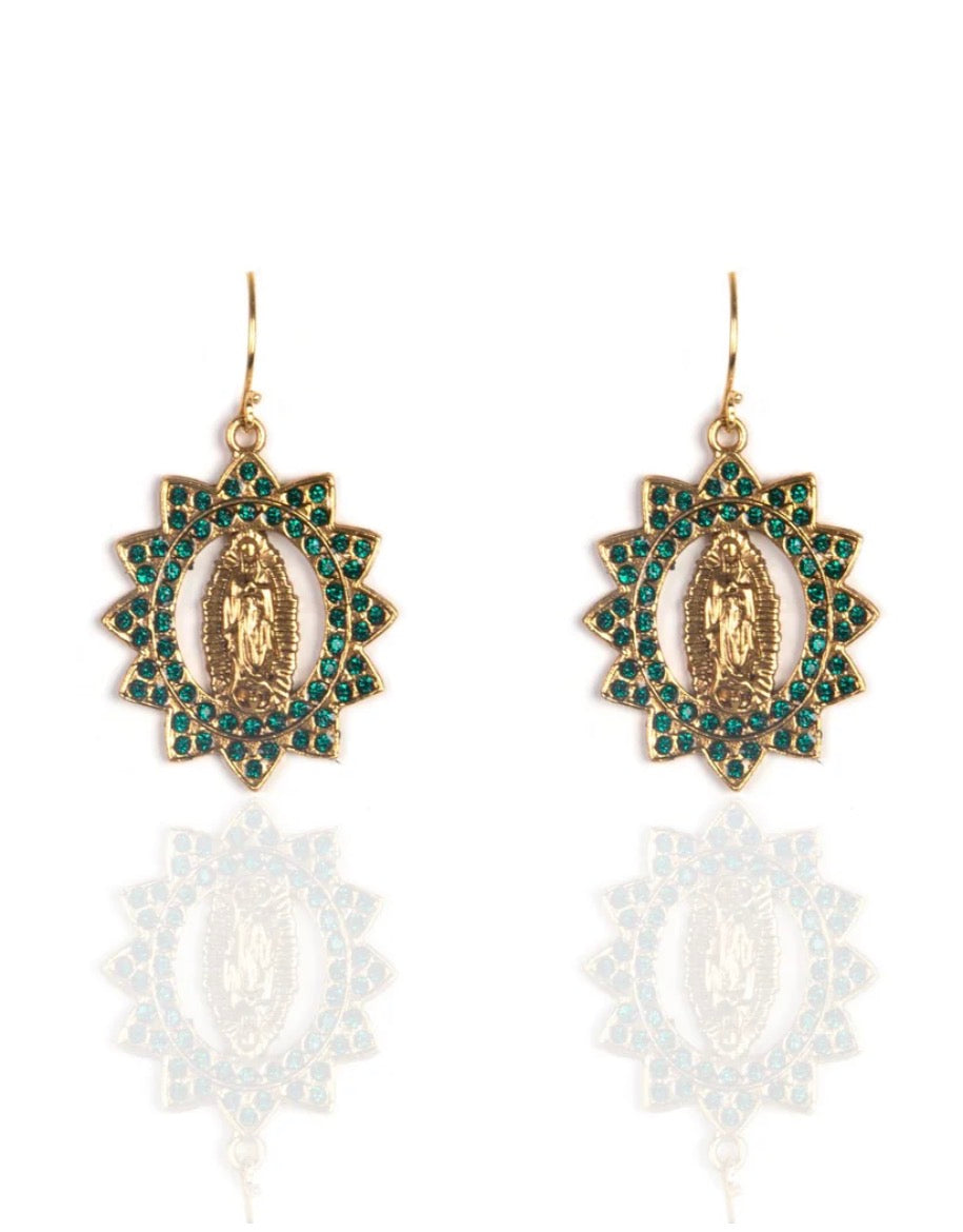 Divine Earrings Shamrock - Gold