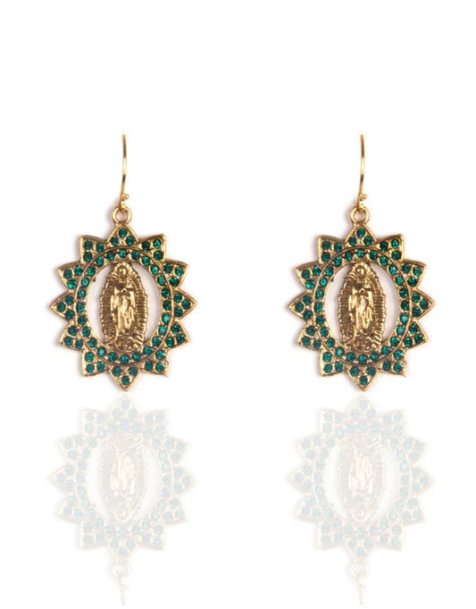 Divine Earrings Shamrock - Gold