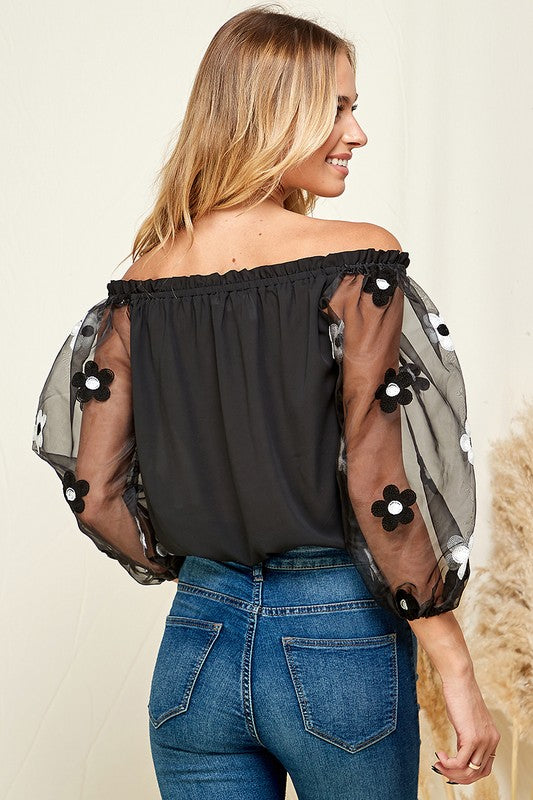 Off shoulder top