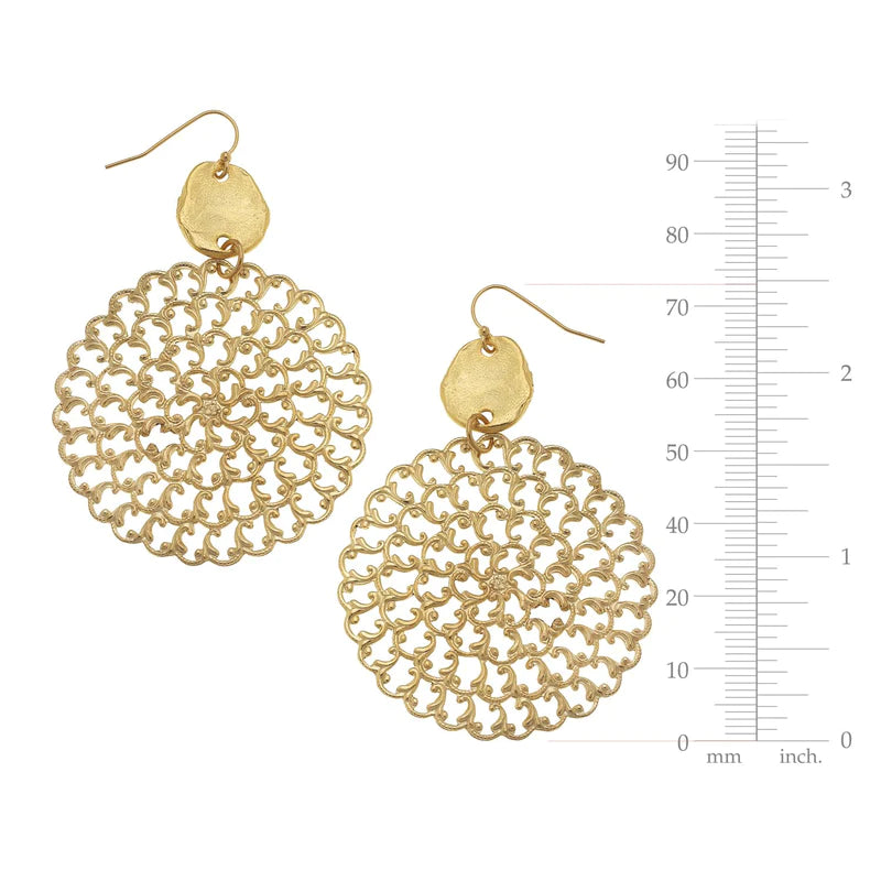 Susan Shaw Filigree Earrings