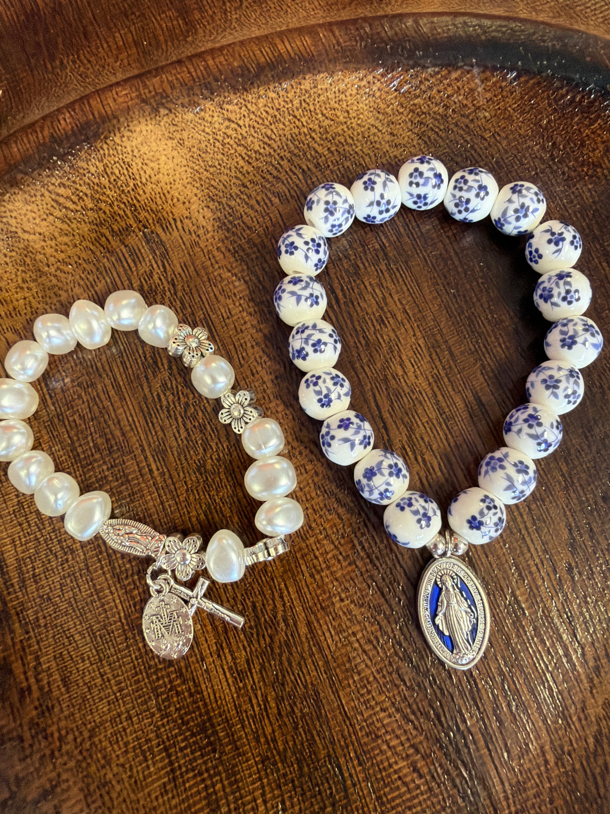 Beaded Religious Stretchy Bracelets