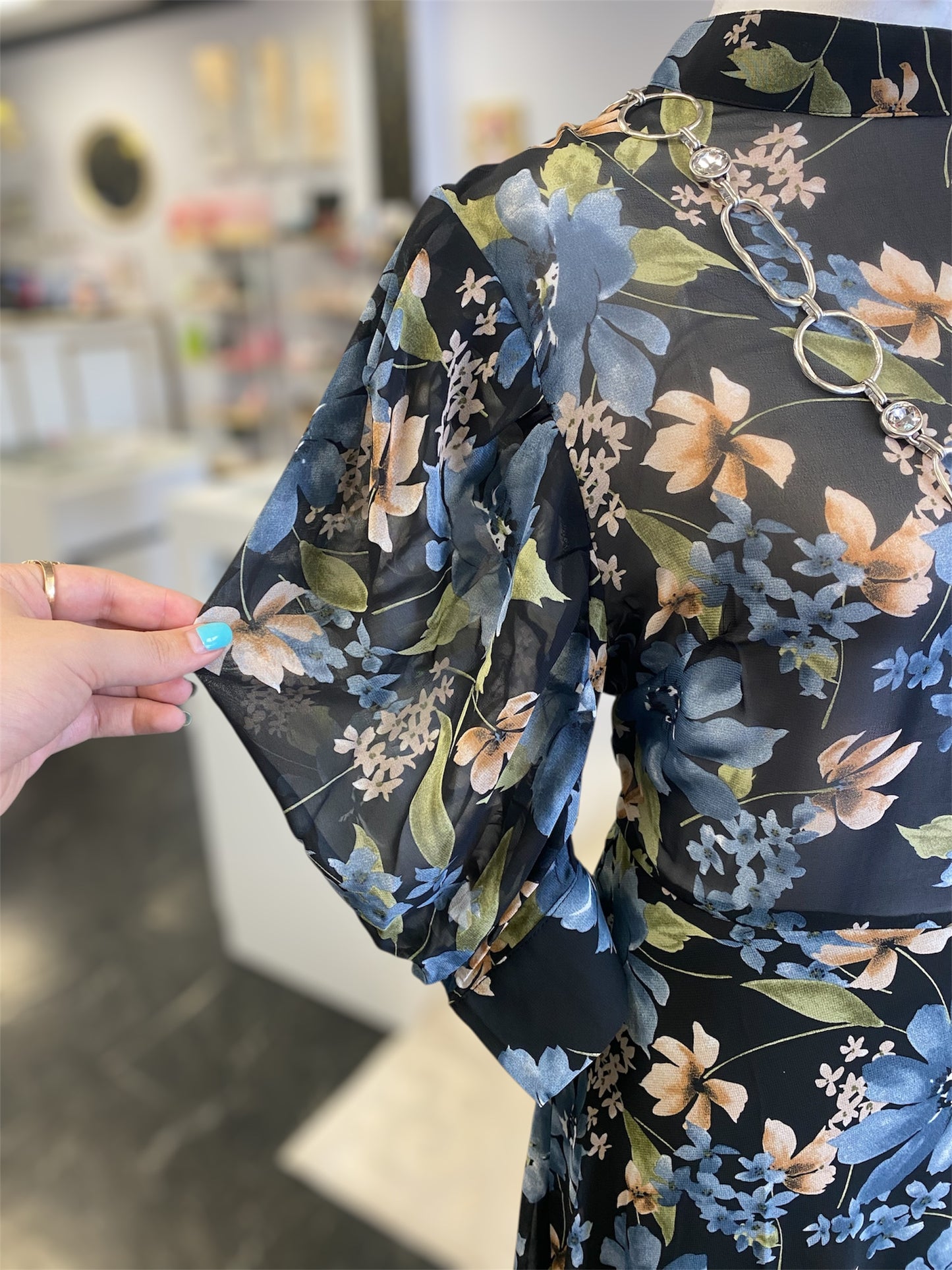 Formal Floral Maxie Dress