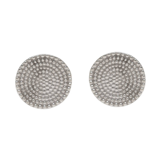 Handmade Pewter Earrings - 012-4012