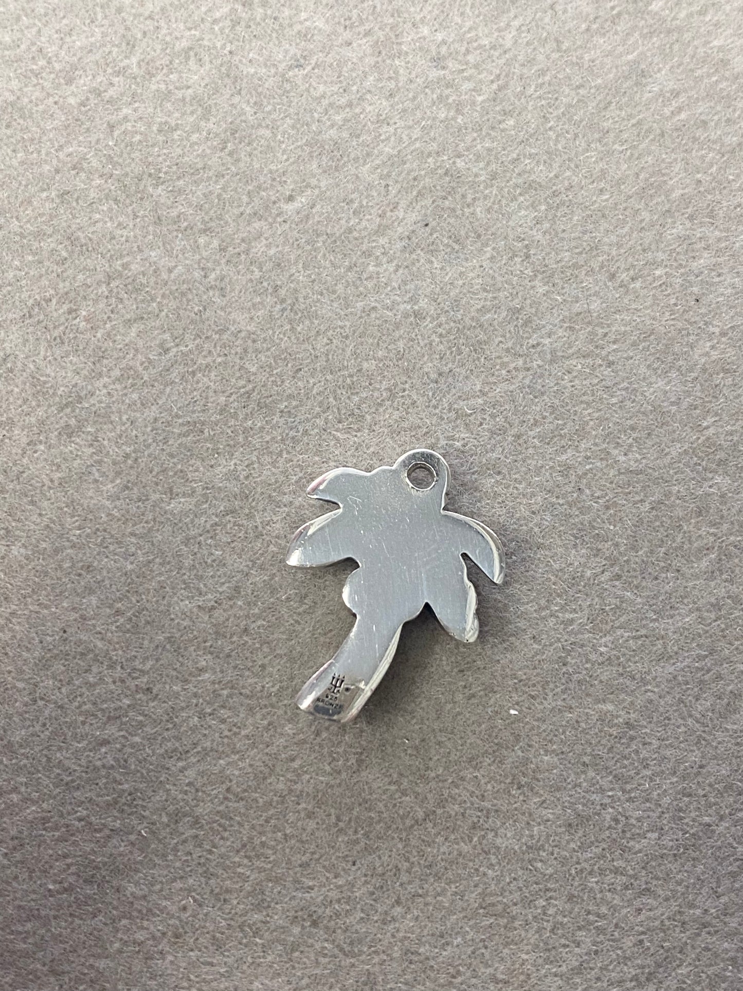 Tropical palm tree charm