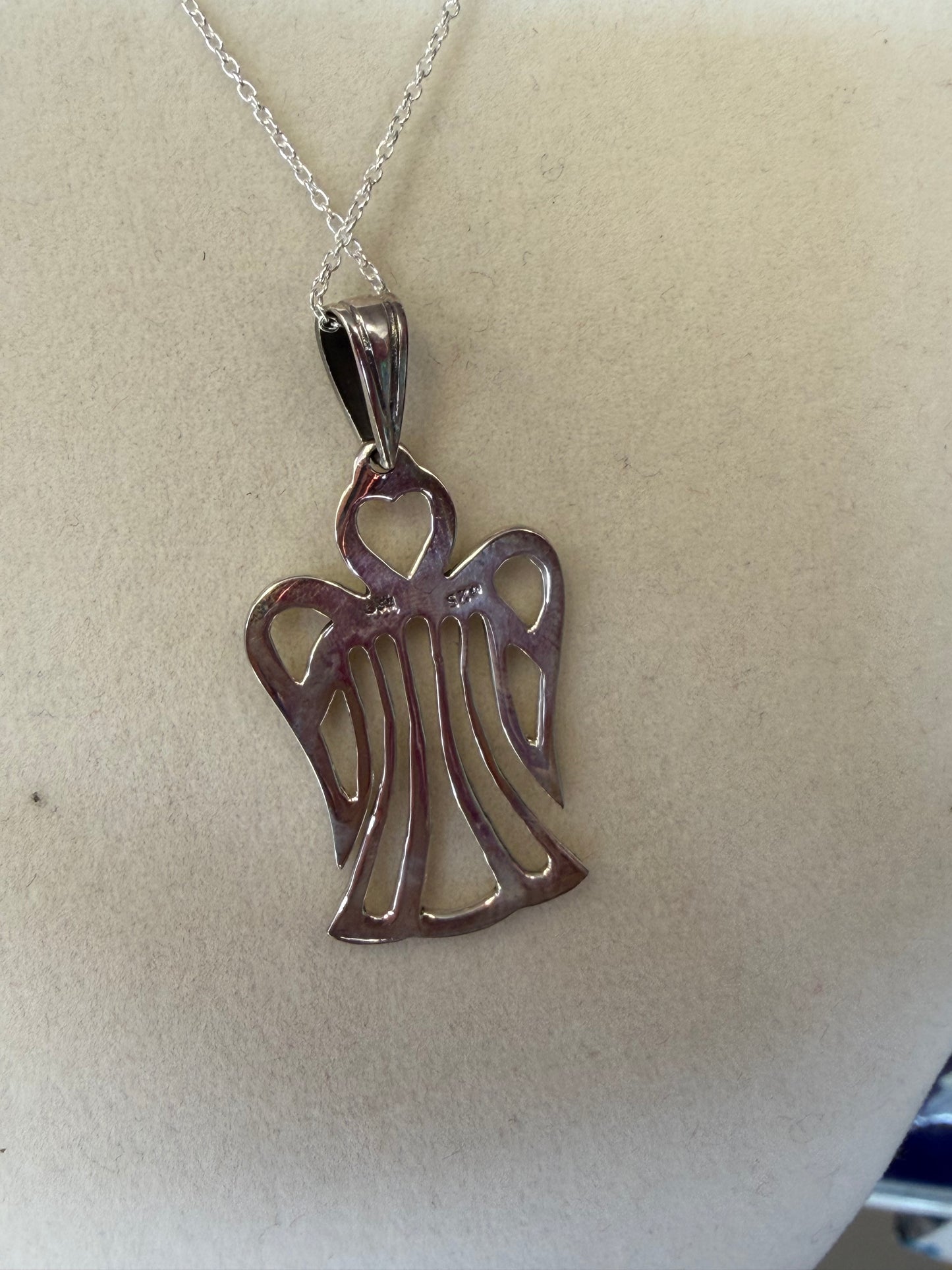 Sterling Silver My Angel Pendant
