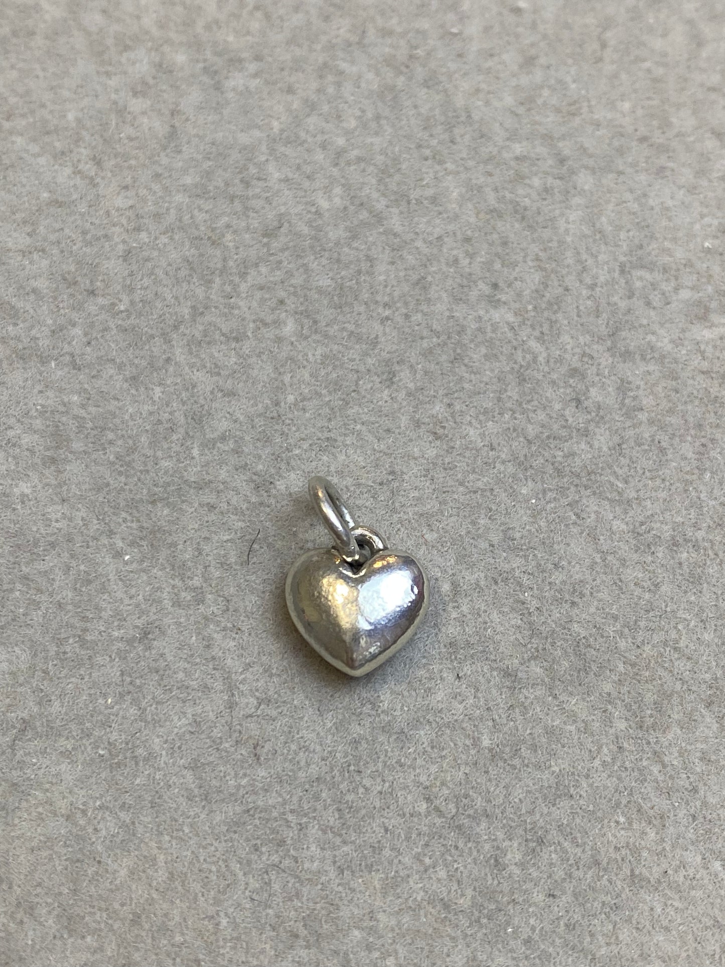 Keepsake Heart Birthstone Charm December Blue Zircon