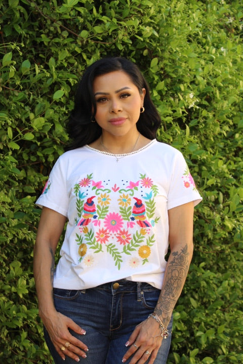 Fiesta Embroidery T-Shirt