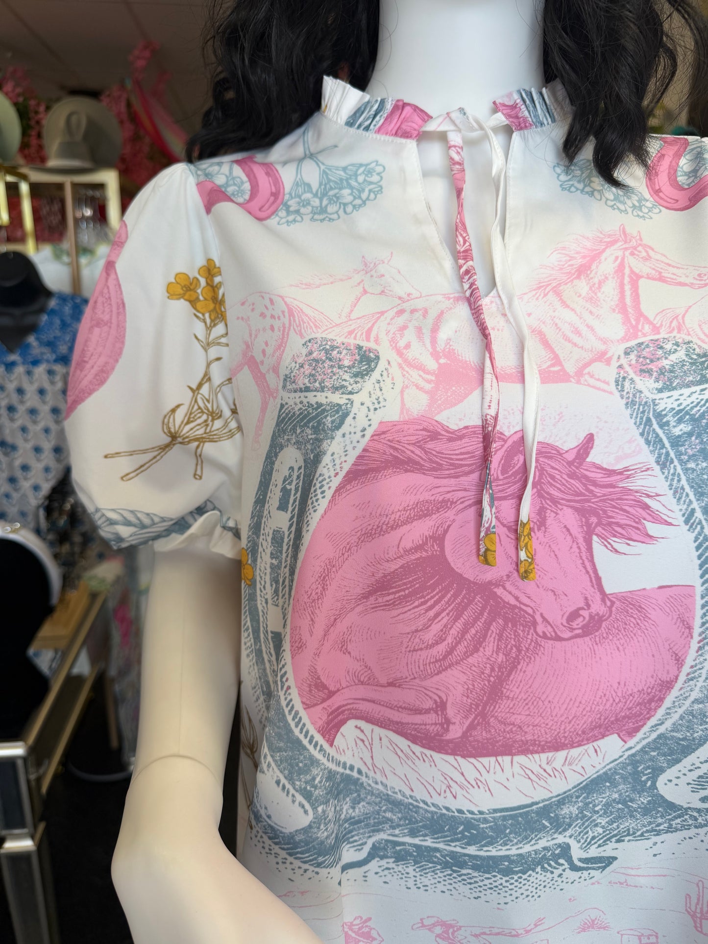 L&B Rodeo Blouse Top