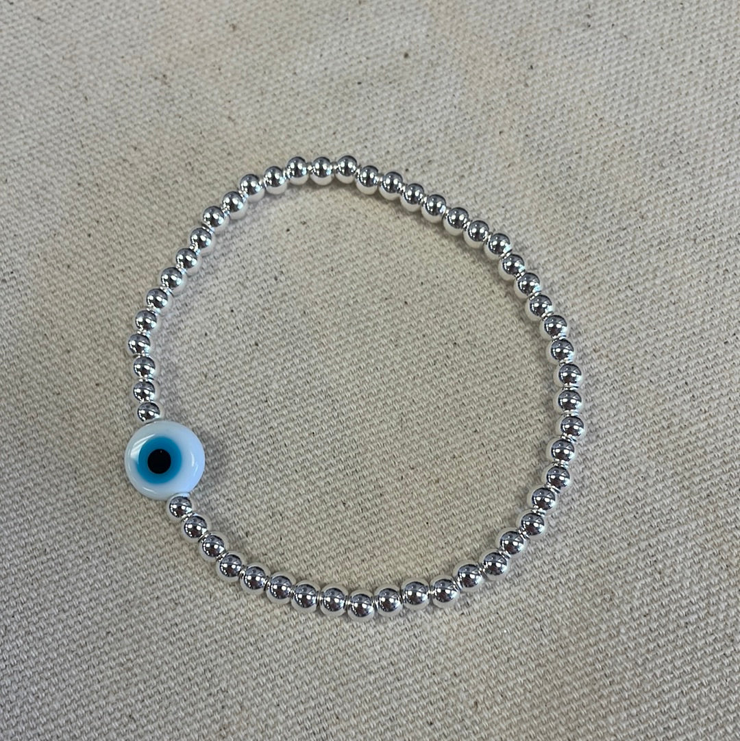 Evil Eye Beaded Bracelet