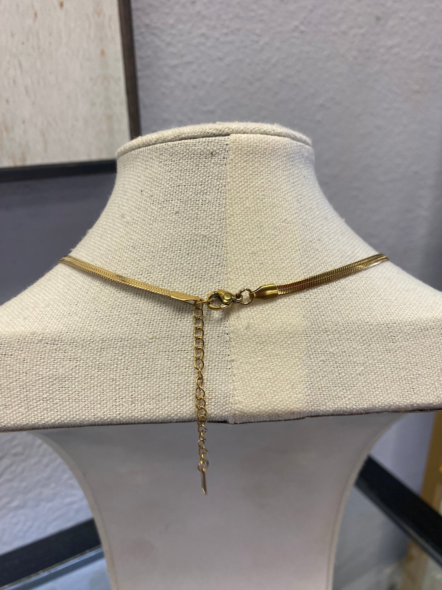 Stainless Gold Plated Summer Chain Necklace