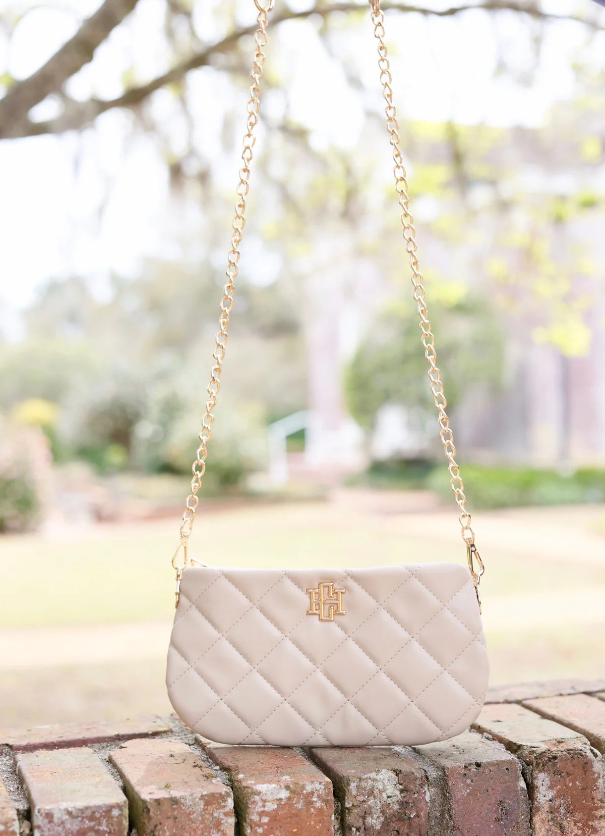 Livi Quilted Crossbody TAUPE