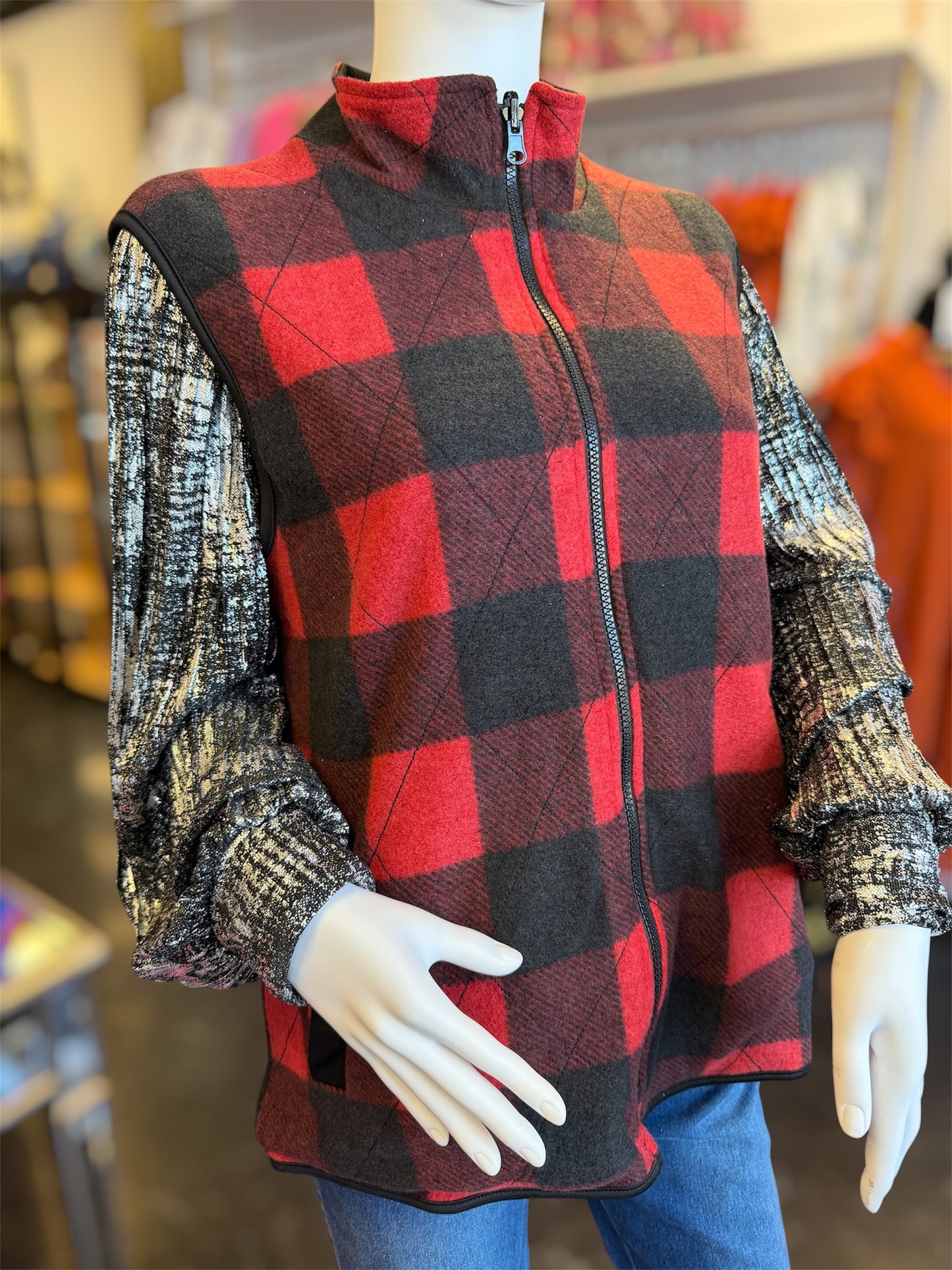 Buffalo Plaid Vest