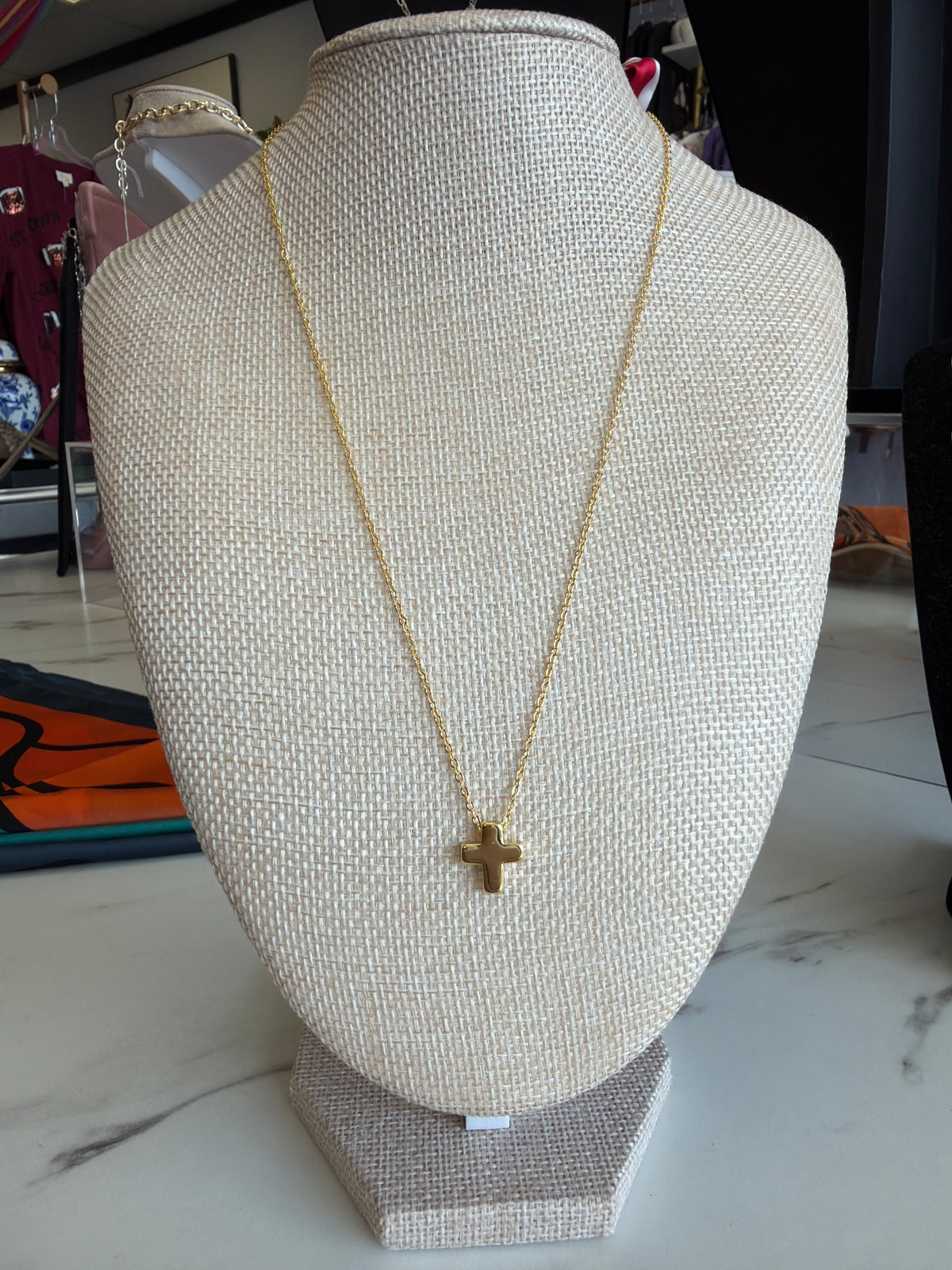 Mini Cross Dainty Necklace