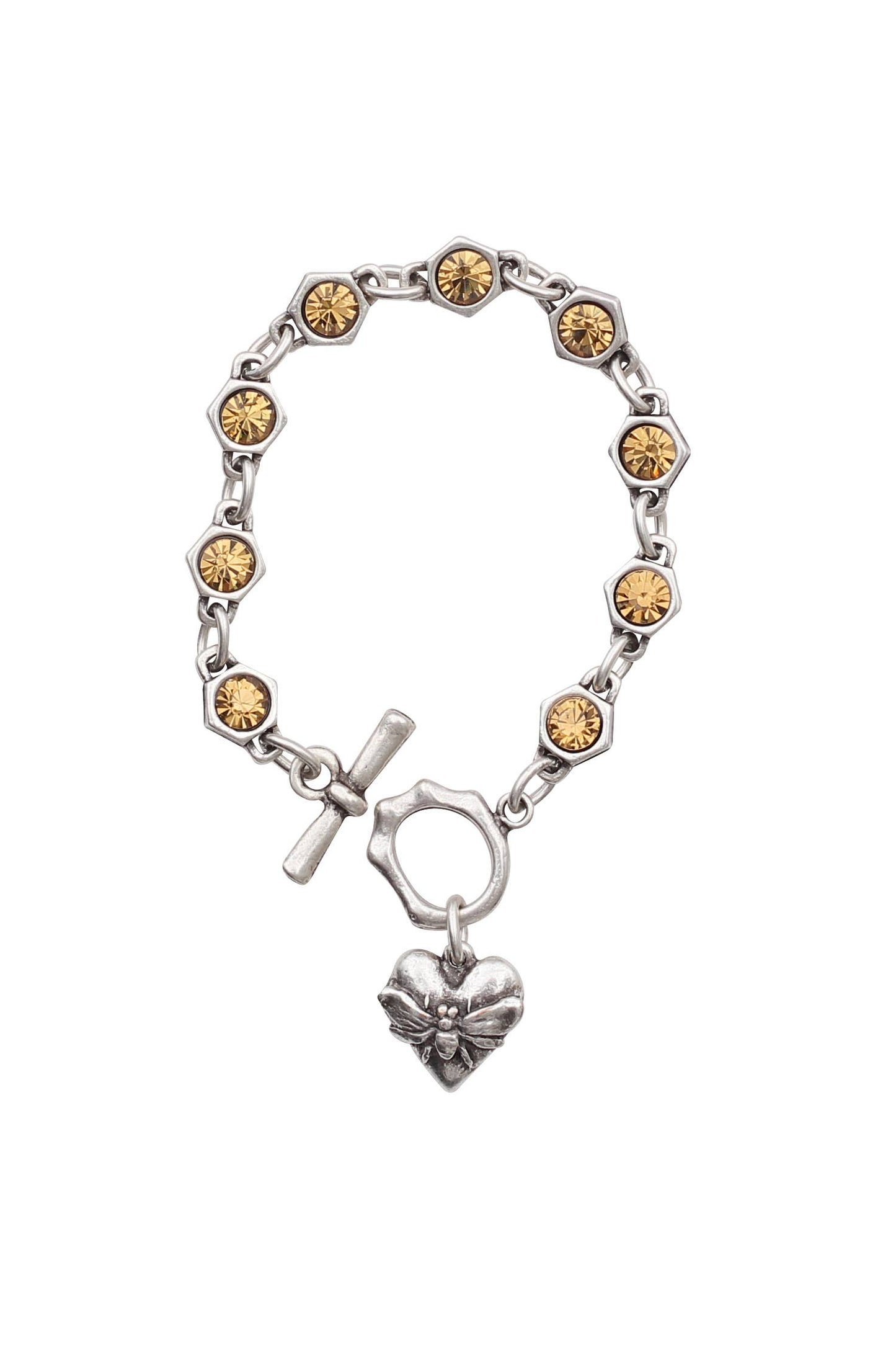 Handmade Pewter Bracelet - 2809