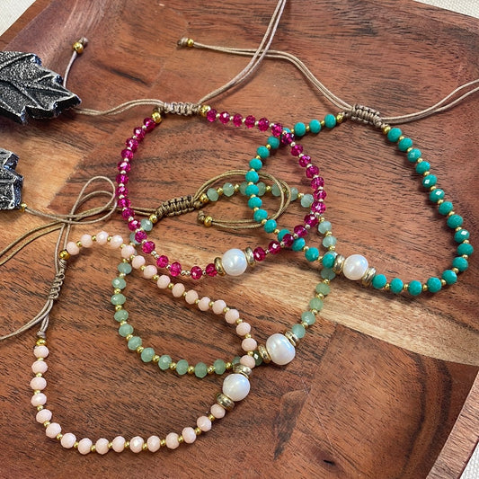 Crystal Pull Bracelets