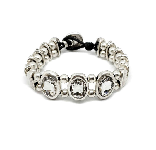Handmade Pewter Bracelet - NB2367