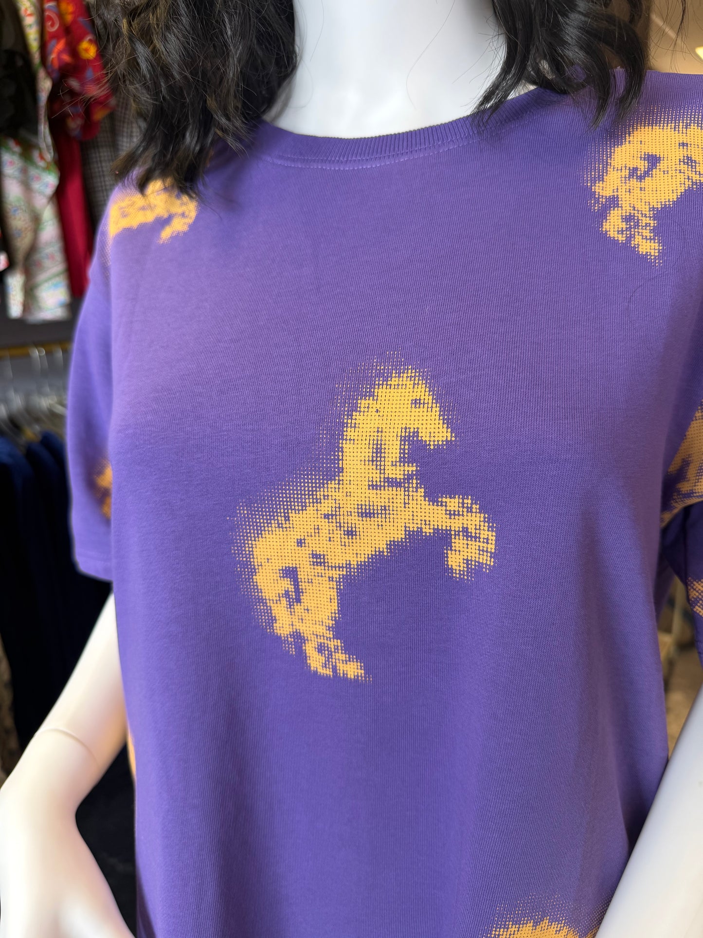 Purple Stallion T-Shirt Dress